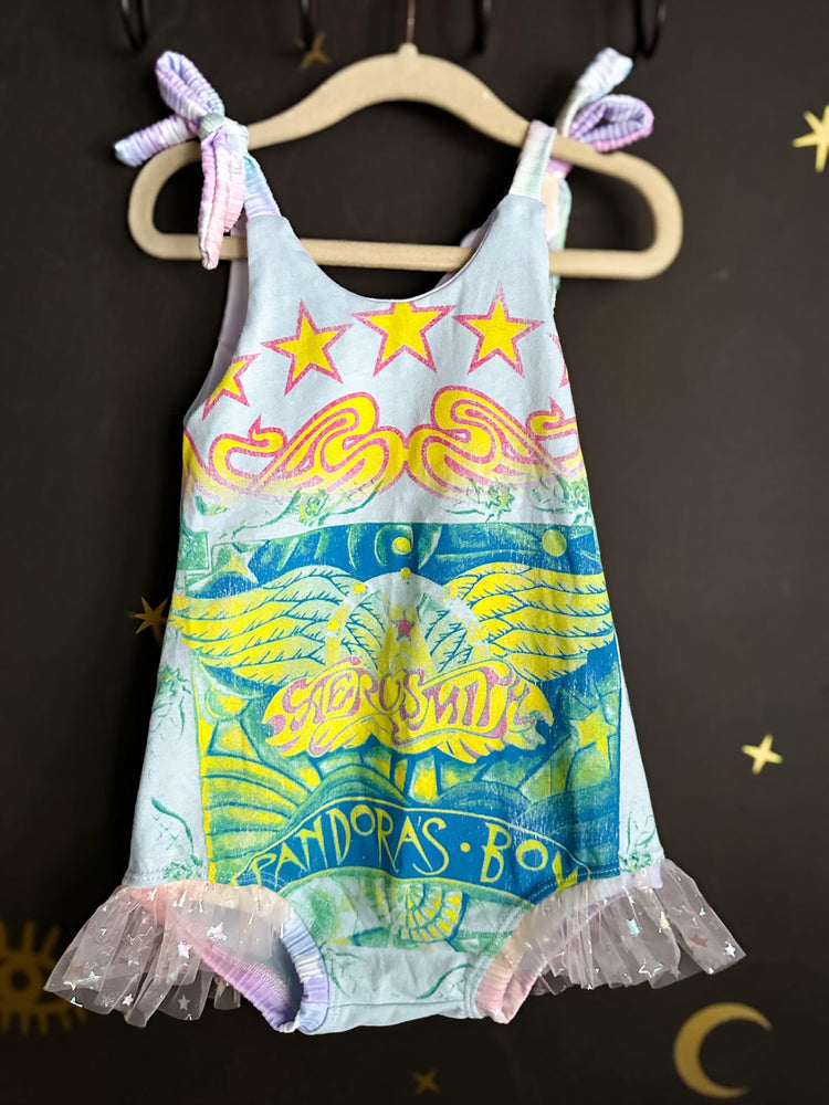 12/18m Aerosmith Upcycle - Camellia Romper