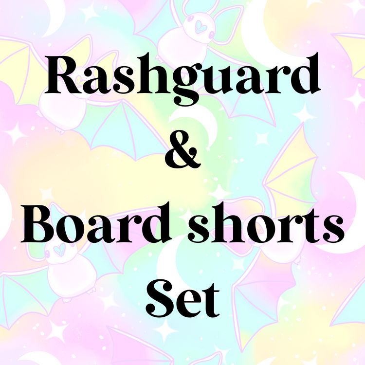 Rashguard & Board Shorts Set