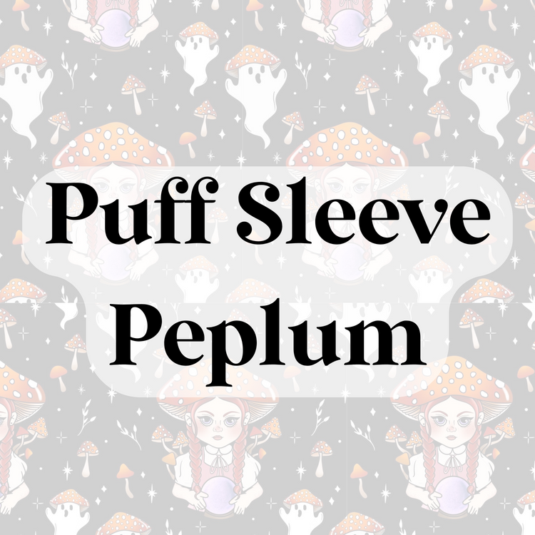 Puff Sleeve Peplum