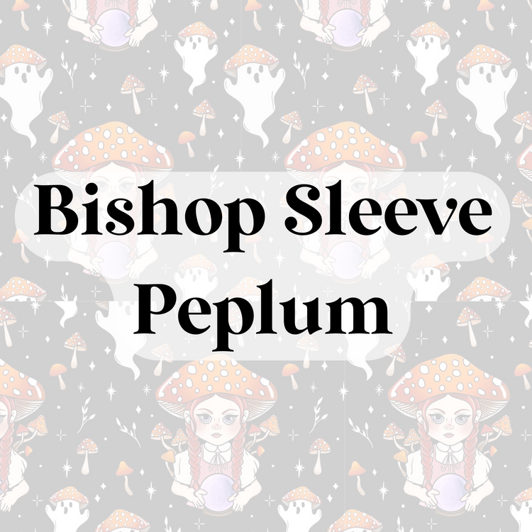 Bishop Sleeve Peplum