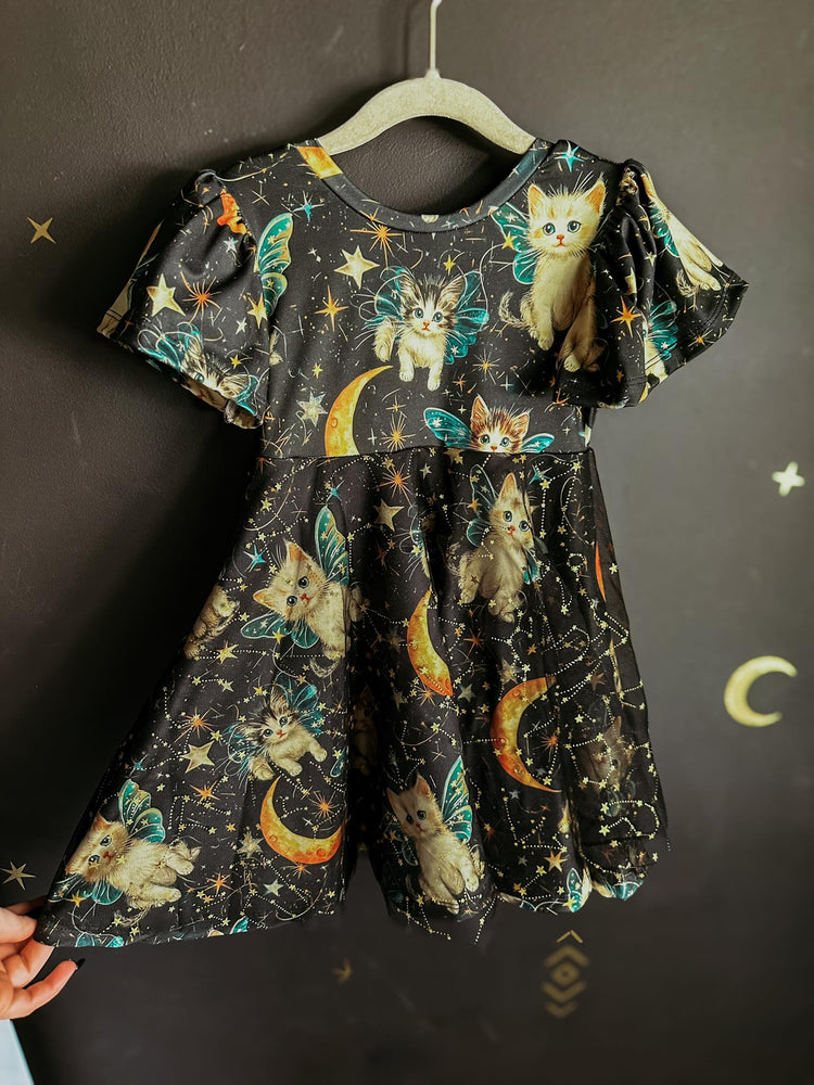 Flutter Sleeve Dress