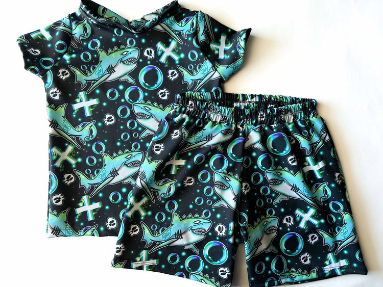 Rashguard & Board Shorts Set