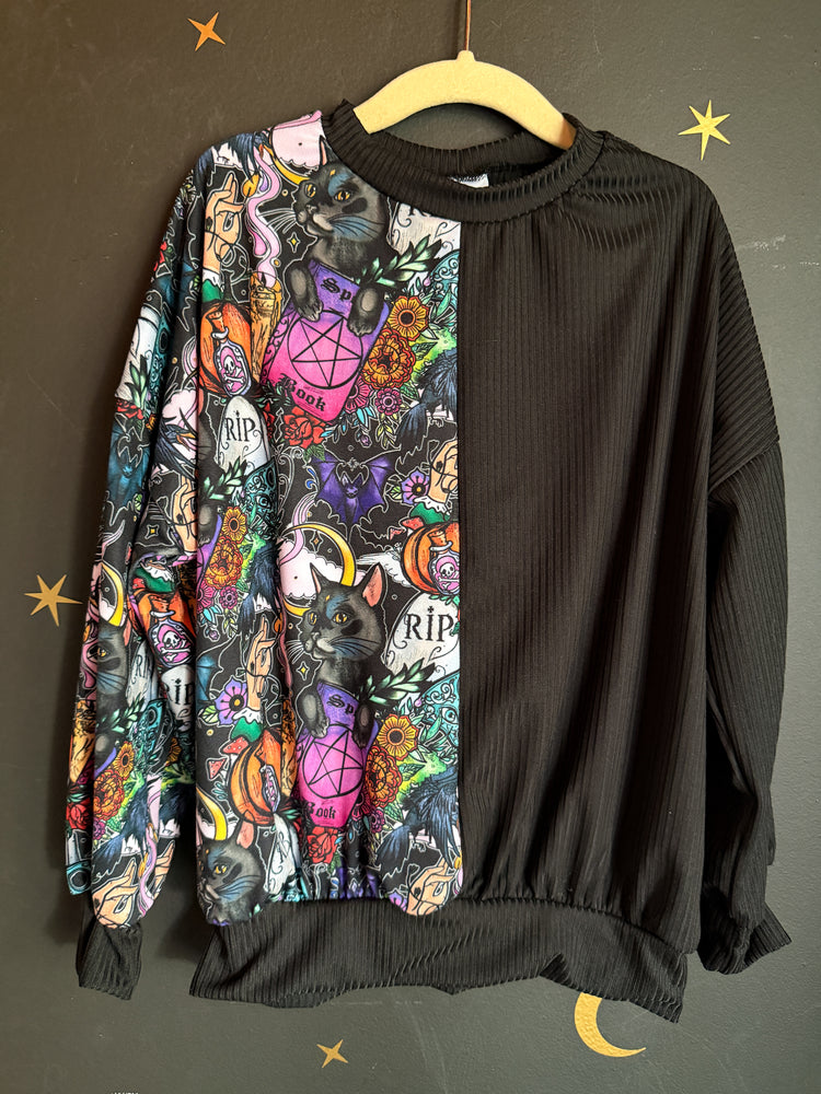 5T Oversized Crew - Salem Colorblock