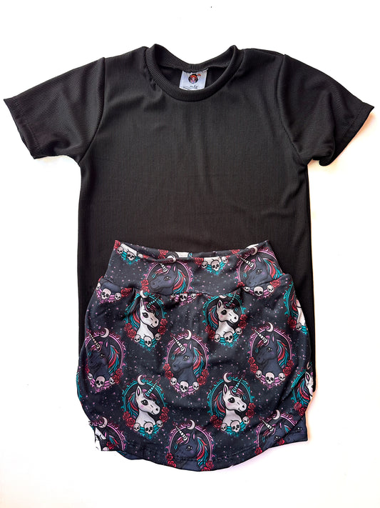 Size 7/8 Tulip Skort + Simple Tee Set