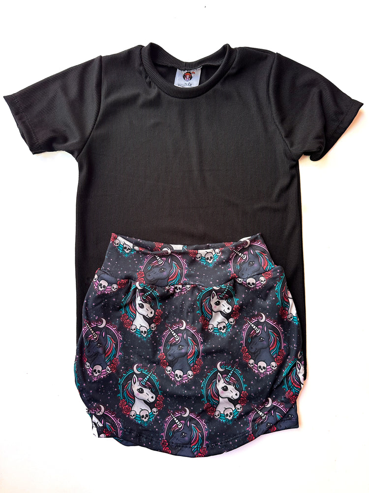 Size 7/8 Tulip Skort + Simple Tee Set