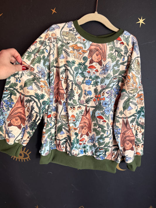 5T Squish Sweater - Forest Bats