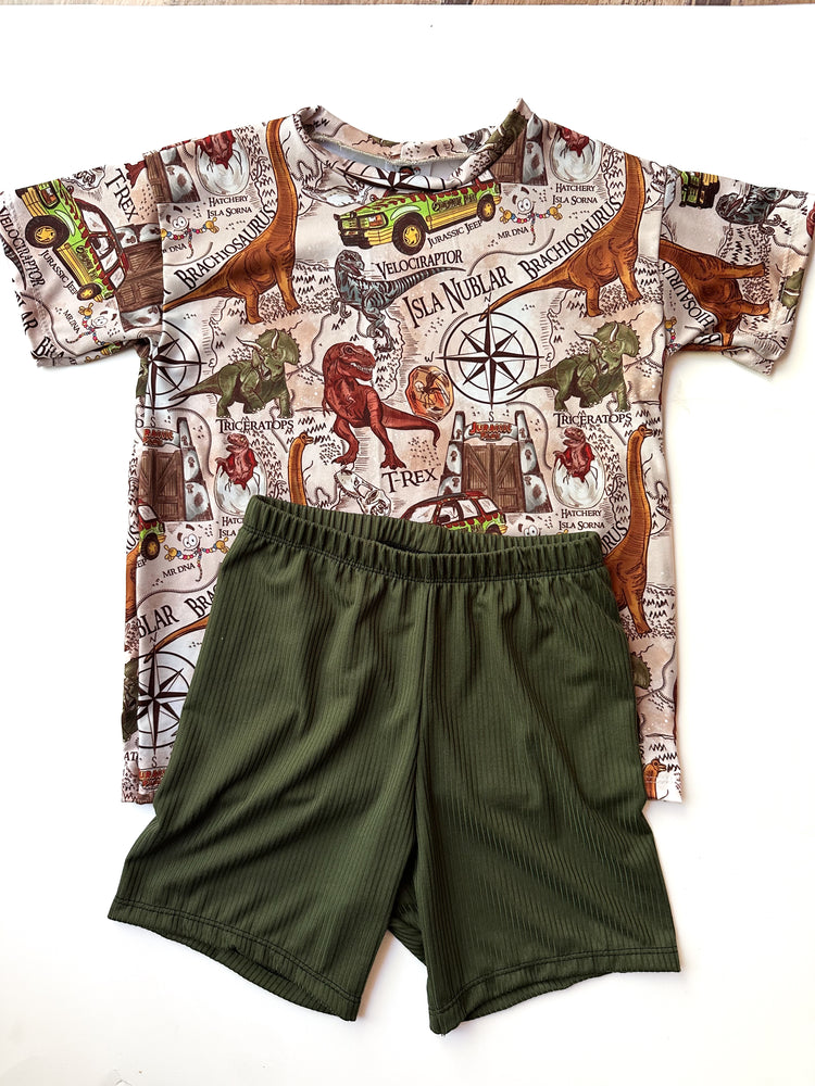 Size 6/7 Park Set - Jurassic Park