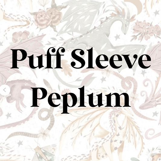 Puff Sleeve Peplum