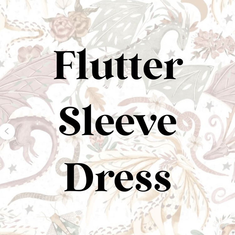 Flutter Sleeve Dress