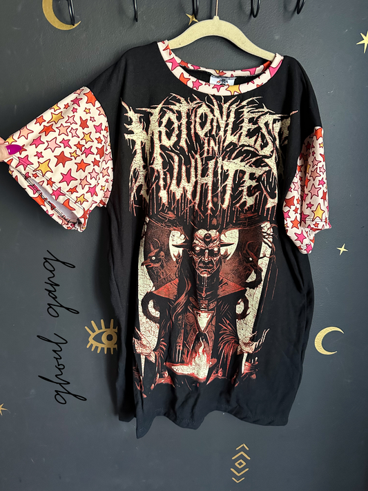Size 7/8 Motionless in White Oversized T-shirt Dress