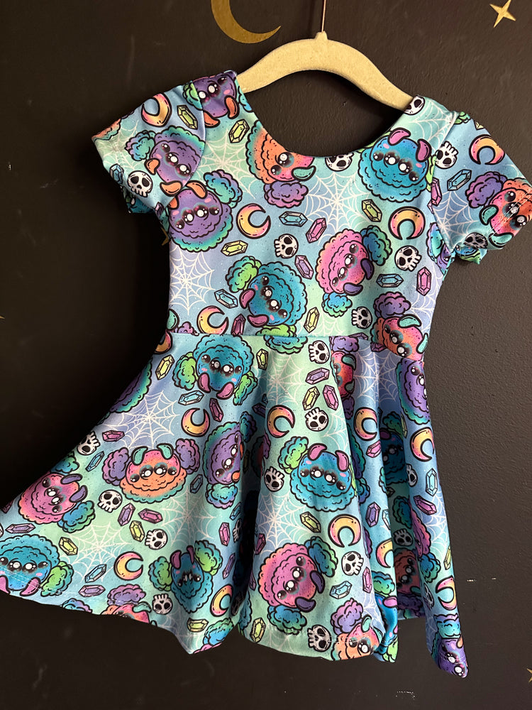 3T Tunic Length Brielle Dress - Spiders