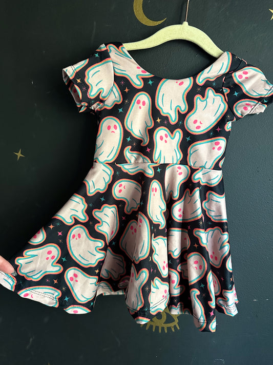 2T Tunic Length Brielle Dress - Dark Ghosts