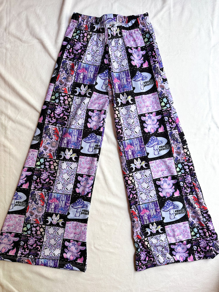 Size 8 Wide Leg Pants - Hex Patchwork