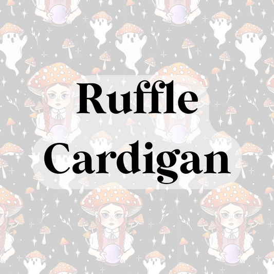 Ruffle Cardigan