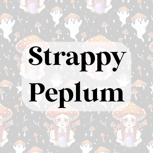 Strappy Peplum