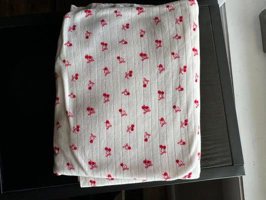 1 yd Pointelle Cherries