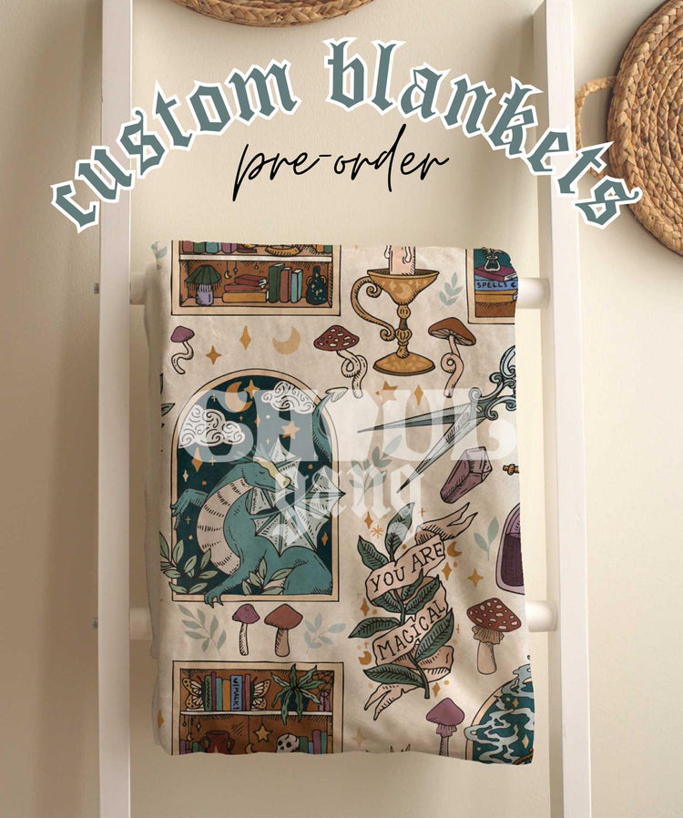 Custom Single layer minky blanket