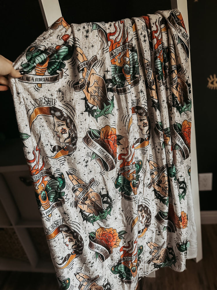 Custom Single layer minky blanket