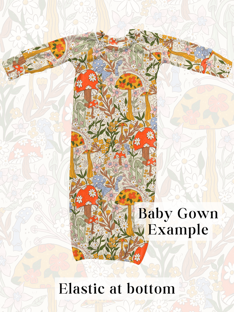 Baby Gown (Wide Rib)