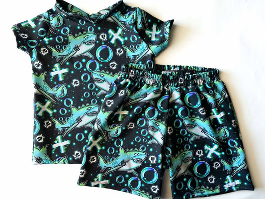 Rashguard & Board Shorts Set